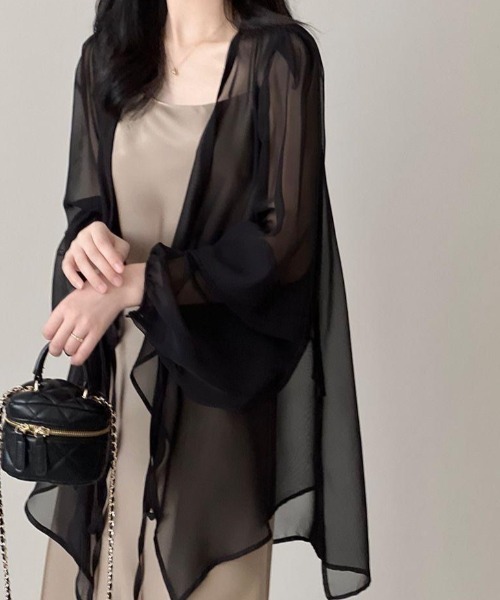 セール】シアーシャツ カーディガン（シャツ/ブラウス）｜Dream
