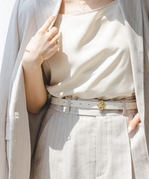 BY MALENE BIRGER/バイマレーネビルガー ベルト(ホワイト)