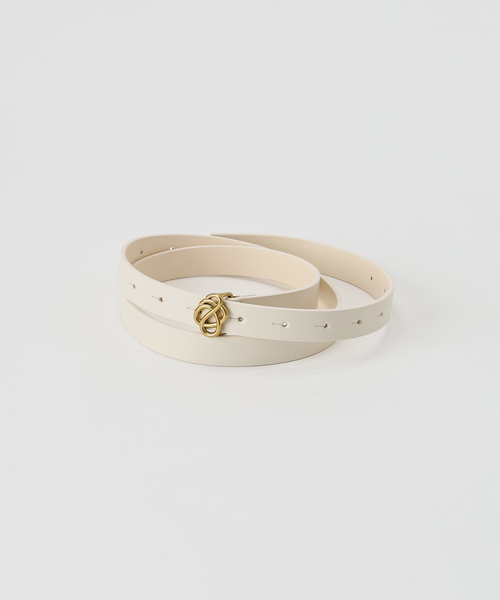 Noble(ノーブル)の「BY MALENE BIRGER/バイマレーネビルガー ベルト(ホワイト)(ベルト・レディース・ホワイト・X-SMALL)」の4枚目の写真