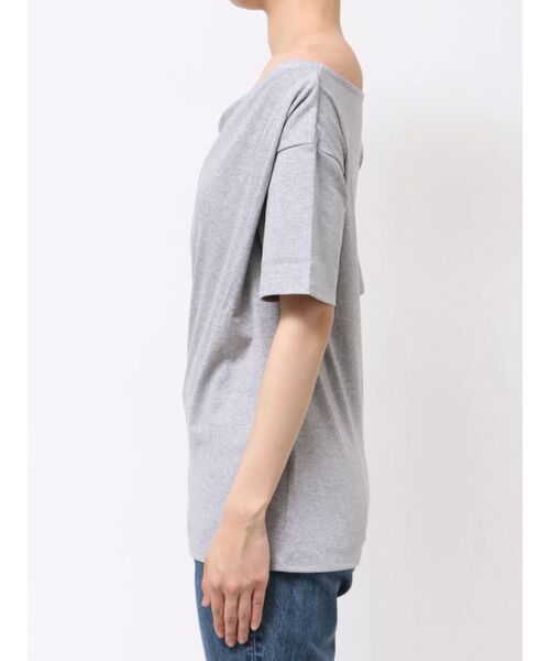 Ungrid（アングリッド）の「タックデザインオフショルTee（Tシャツ/カットソー・レディース・グレー/アイボリー/ブラック/グリーン・FREE）」の12枚目の写真