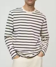 Bling Leads（ブリングリーズ）の「Z)【BLINGLEADS】ABM21744 プリントボーダーC/R（Tシャツ/カットソー）」