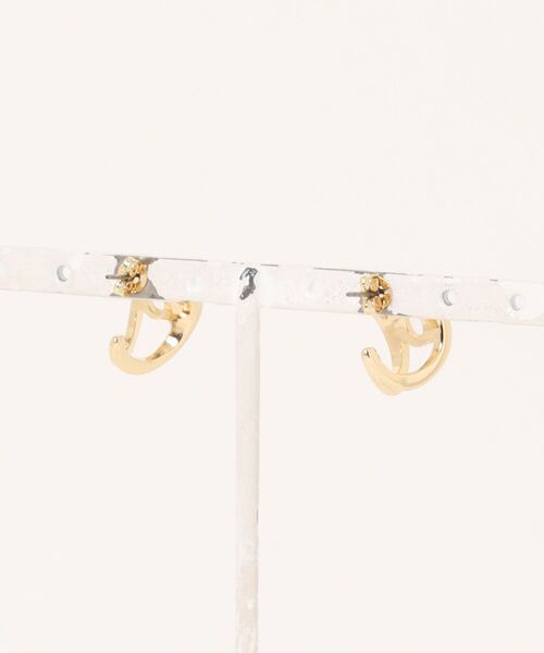 AZUL by moussy（アズールバイマウジー）の「クリアメタルプチフープピアス（ピアス（両耳用）・レディース・ゴールド系その他/シルバー・FREE）」の10枚目の写真