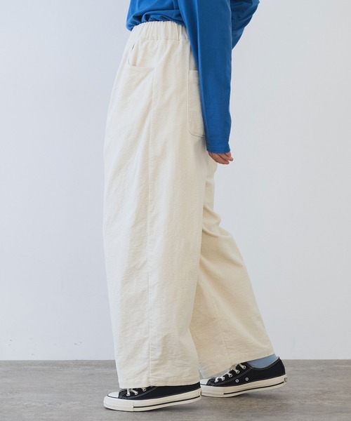 bulle de savon(ビュルデサボン)の「11W サッカーコーデュロイ パンツ(その他パンツ・レディース・アイボリー/ブラック/カーキ・FREE)」の7枚目の写真