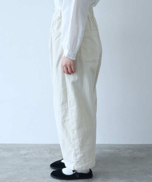 bulle de savon(ビュルデサボン)の「11W サッカーコーデュロイ パンツ(その他パンツ・レディース・アイボリー/ブラック/カーキ・FREE)」の15枚目の写真