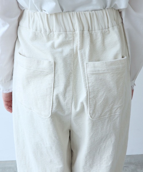 bulle de savon(ビュルデサボン)の「11W サッカーコーデュロイ パンツ(その他パンツ・レディース・アイボリー/ブラック/カーキ・FREE)」の17枚目の写真