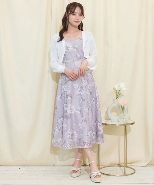 WILLSELECTION（ウィルセレクション）の「アソートボタンシアーカーディガン（カーディガン/ボレロ・レディース・ピンク/ブラック/サックスブルー/オフホワイト・FREE）」の8枚目の写真