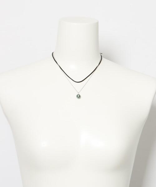 URBAN RESEARCH ROSSO WOMEN(アーバンリサーチ ロッソ)の「Favorible Black Pearl Combi Necklace(ネックレス・レディース・シルバー系その他・FREE)」の6枚目の写真
