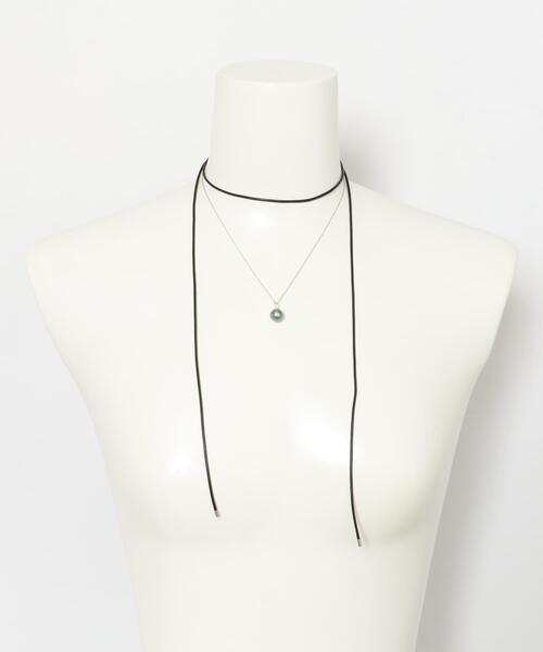 URBAN RESEARCH ROSSO WOMEN(アーバンリサーチ ロッソ)の「Favorible Black Pearl Combi Necklace(ネックレス・レディース・シルバー系その他・FREE)」の7枚目の写真