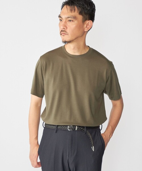 SHIPS: Balancircular(R) ウォッシャブル ショートスリーブ Tシャツ