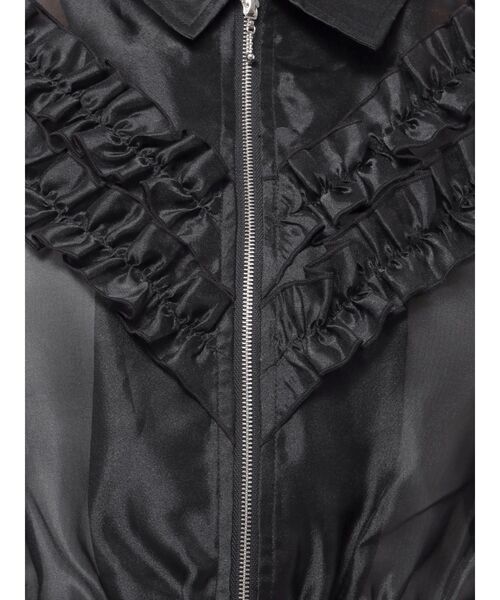 jouetie（ジュエティ）の「フリルシアーブルゾン（ブルゾン・レディース・オフホワイト/ブルー/ブラック・MEDIUM）」の9枚目の写真