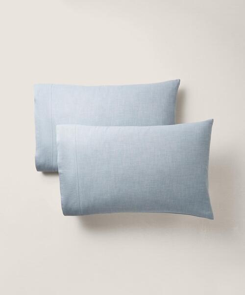 ワークシャツ シャンブレー フラットシーツ/シングルサイズ（寝具