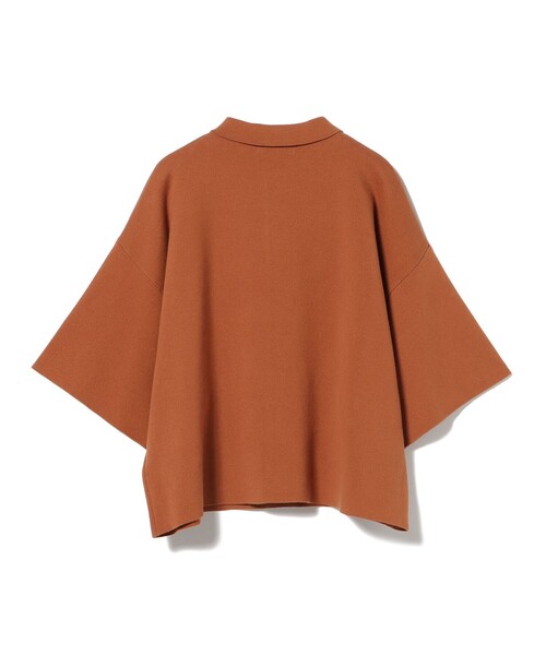 BEAMS HEART（ビームスハート）の「ハーフスリーブ ニットポロ（ポロシャツ・レディース・ベージュ/ブラウン系その他3/ブラック・FREE）」の20枚目の写真