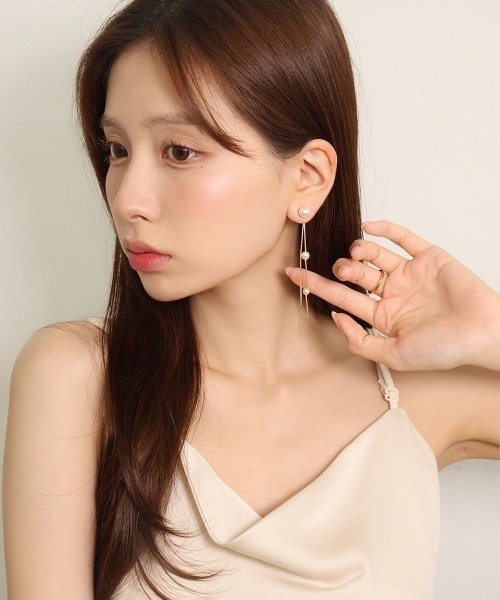 CEMONEMO(セモネモ)の「バックキャッチ パール スウィング ピアス(ピアス(両耳用)・レディース・その他4/その他1/その他2/その他3・FREE)」の11枚目の写真
