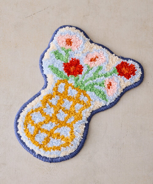 SAHIR(サヒール)の「【SAHIR サヒール】Accent mat flower アクセントマット フラワー(ラグ/マット・レディース・サックスブルー・0)」の11枚目の写真
