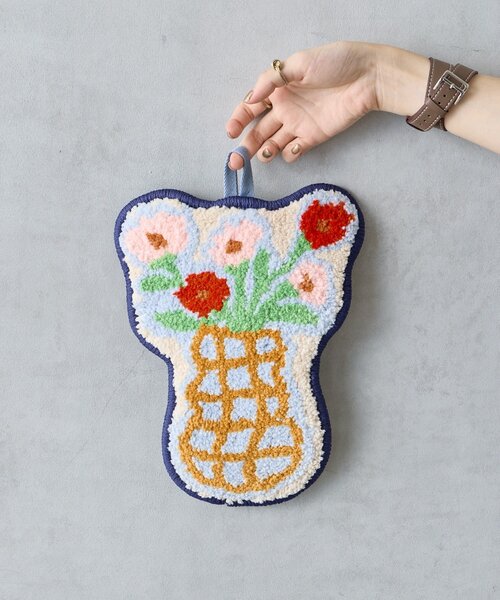 SAHIR(サヒール)の「【SAHIR サヒール】Accent mat flower アクセントマット フラワー(ラグ/マット・レディース・サックスブルー・0)」の5枚目の写真