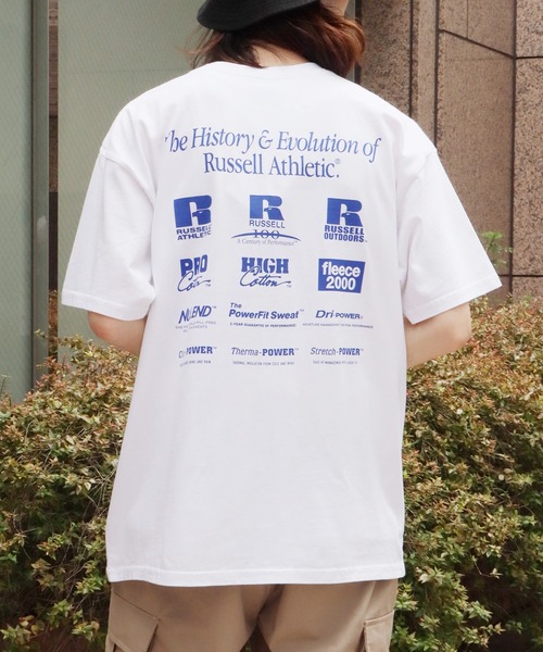 YALE RUSSELL ATHLETIC パープル Tシャツ Fサイズ YALE RUSSELL ATHLETIC パープル Tシャツ Fサイズ トップス