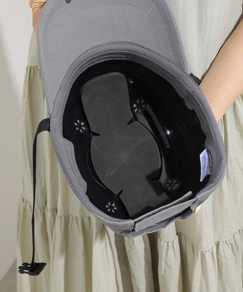 セール】自転車用 キャップ型 ヘルメット 男女兼用 軽量210g