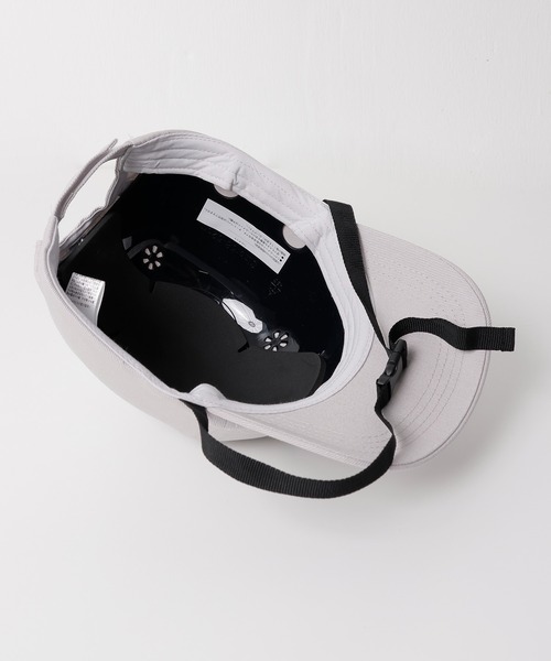 emesuelee（エメスーリー）の「自転車用 キャップ型 ヘルメット 男女兼用 軽量210g ヘルメット取り外し可（その他雑貨・レディース・グレー/ブラック/ベージュ/ライトグレー・フリー）」の6枚目の写真