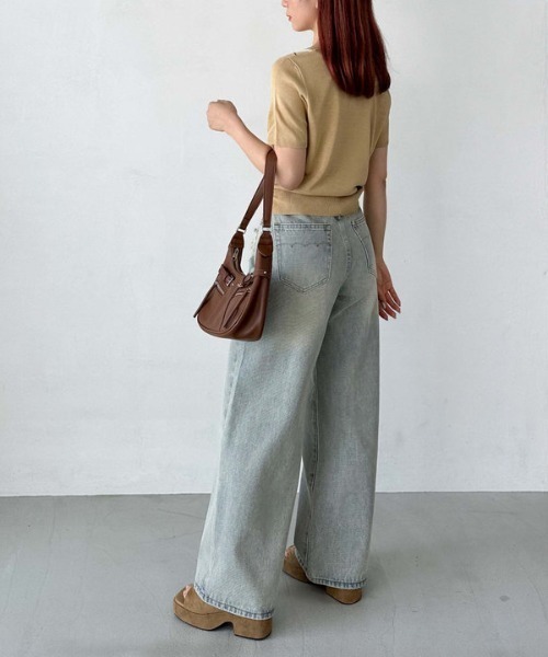 archives(アルシーヴ)の「麻タッチアーガイルニット(ニット/セーター・レディース・ベージュ/ネイビー/グレー・MEDIUM)」の11枚目の写真