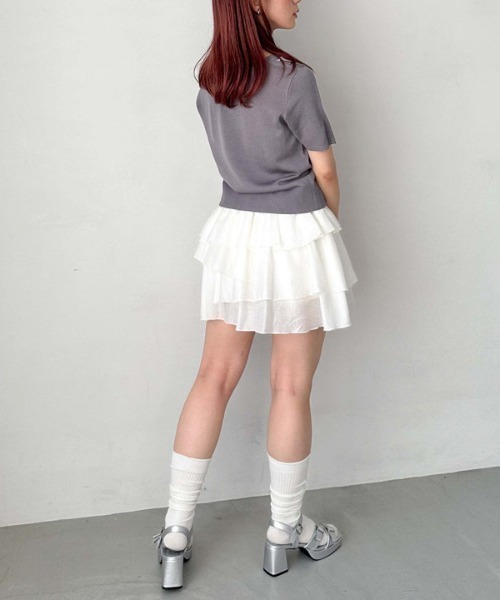 archives(アルシーヴ)の「麻タッチアーガイルニット(ニット/セーター・レディース・ベージュ/ネイビー/グレー・MEDIUM)」の20枚目の写真