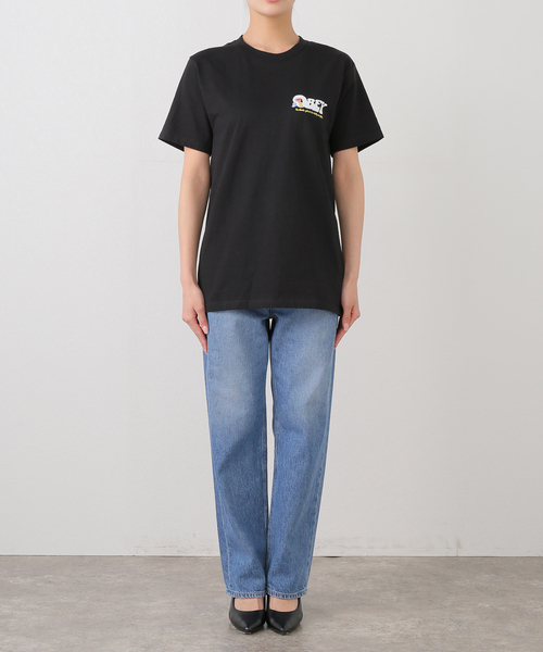 OBEY（オベイ）の「【OBEY / オベイ】OBEY EARTH DROP OUT 165264120-25U（Tシャツ/カットソー・レディース・ブラック/ブルー・SMALL/MEDIUM）」の4枚目の写真
