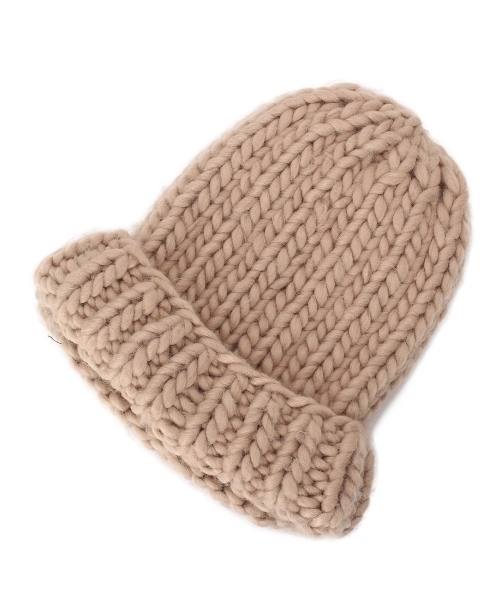 AG by aquagirl(エージーバイアクアガール)の「ローゲージニットワッチ(ニットキャップ/ビーニー・レディース・ベージュ/ホワイト/レッド・00)」の3枚目の写真