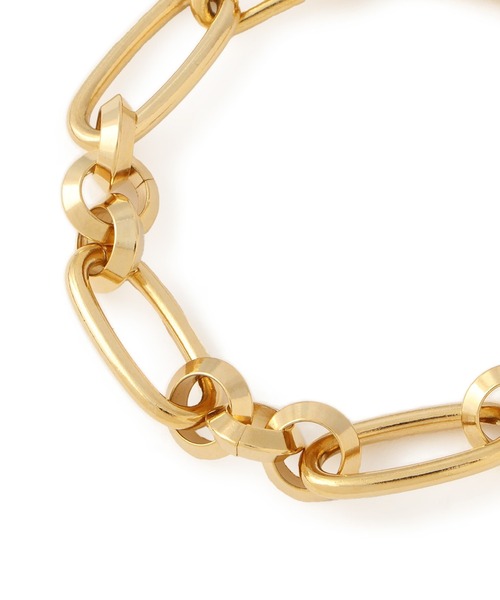 ADAM ET ROPE'(アダムエロペ)の「【EO(イオ)】Design chain bracelet(ブレスレット・レディース・ゴールド・FREE)」の4枚目の写真