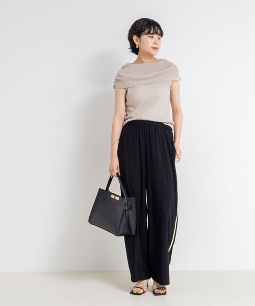 セール】ウォッシャブルサイドライントリコットパンツ（その他