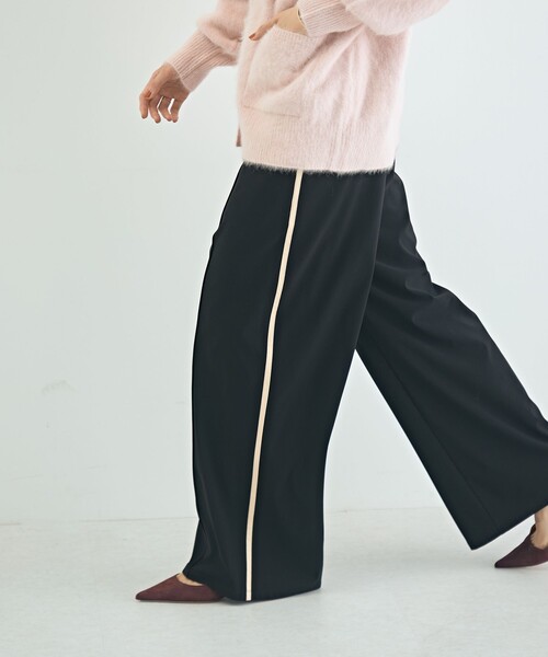 ウォッシャブルサイドライントリコットパンツ セール】ウォッシャブルサイドライントリコットパンツ（その他