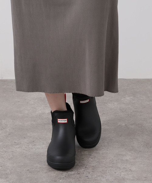 HUNTER(ハンター)の「HUNTER/ハンター PLAYCHELSEABOOTS(レインシューズ・レディース・ブラック・23cm/24cm/25cm)」の9枚目の写真