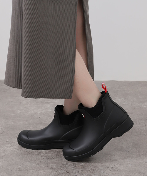 HUNTER(ハンター)の「HUNTER/ハンター PLAYCHELSEABOOTS(レインシューズ・レディース・ブラック・23cm/24cm/25cm)」の10枚目の写真