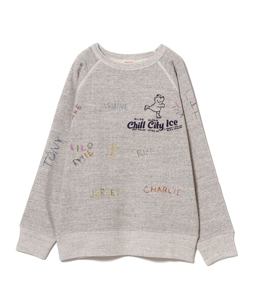 こども ビームス（コドモビームス）の「DENIM DUNGAREE / FRIENDS スウェット 2025FW（135～145cm）（スウェット・キッズ・ホワイト系その他3/ブラック系その他2・145/135）」の3枚目の写真