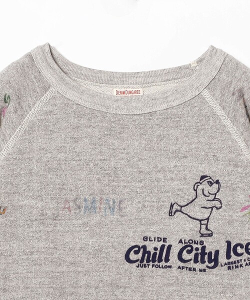 こども ビームス（コドモビームス）の「DENIM DUNGAREE / FRIENDS スウェット 2025FW（135～145cm）（スウェット・キッズ・ホワイト系その他3/ブラック系その他2・145/135）」の4枚目の写真