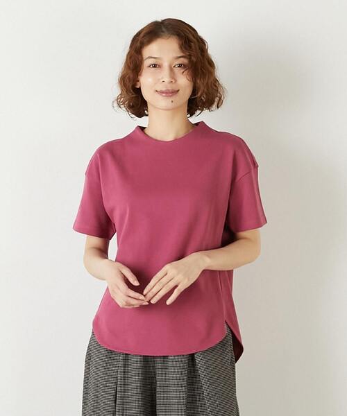 LOGEMENT DE CLAIRE(ロジュモンドクレール)の「【LOURMARIN】コットンミニ裏毛フレンチプルオーバー(Tシャツ/カットソー・レディース・ブラウン/ピンク系その他/ライトベージュ・FREE)」の2枚目の写真