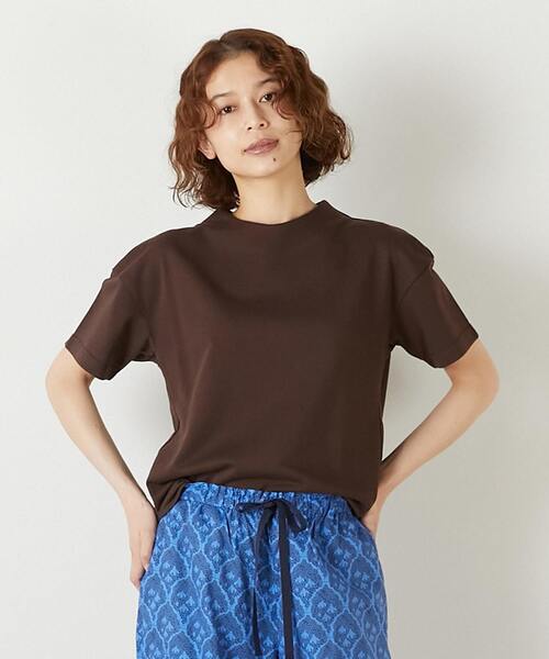 LOGEMENT DE CLAIRE(ロジュモンドクレール)の「【LOURMARIN】コットンミニ裏毛フレンチプルオーバー(Tシャツ/カットソー・レディース・ブラウン/ピンク系その他/ライトベージュ・FREE)」の1枚目の写真