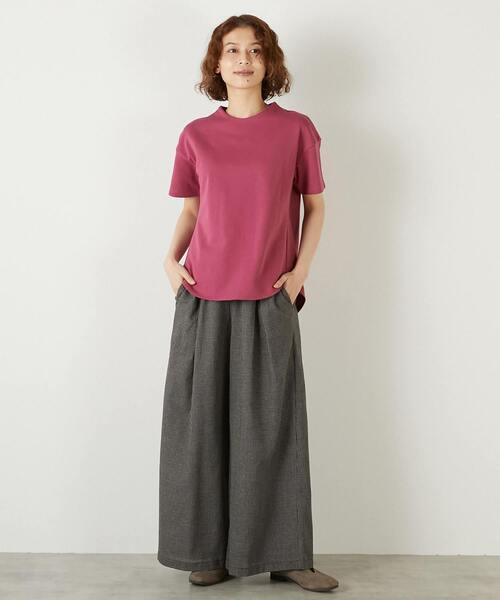 LOGEMENT DE CLAIRE(ロジュモンドクレール)の「【LOURMARIN】コットンミニ裏毛フレンチプルオーバー(Tシャツ/カットソー・レディース・ブラウン/ピンク系その他/ライトベージュ・FREE)」の8枚目の写真