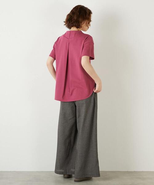 LOGEMENT DE CLAIRE(ロジュモンドクレール)の「【LOURMARIN】コットンミニ裏毛フレンチプルオーバー(Tシャツ/カットソー・レディース・ブラウン/ピンク系その他/ライトベージュ・FREE)」の11枚目の写真