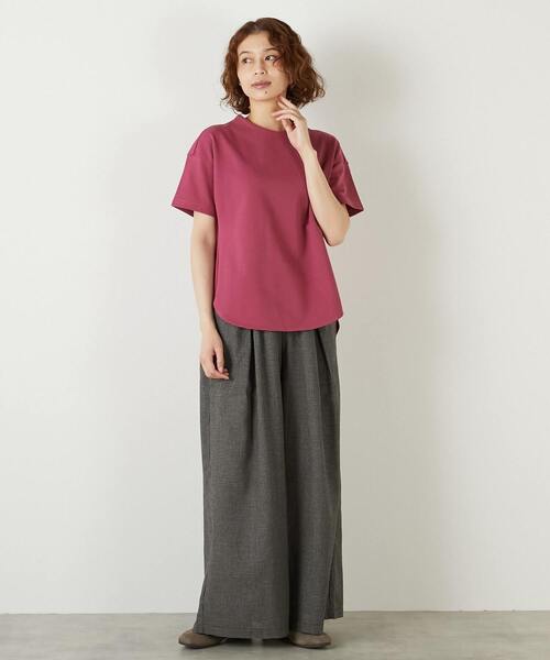 LOGEMENT DE CLAIRE(ロジュモンドクレール)の「【LOURMARIN】コットンミニ裏毛フレンチプルオーバー(Tシャツ/カットソー・レディース・ブラウン/ピンク系その他/ライトベージュ・FREE)」の13枚目の写真