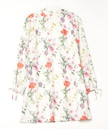 TED BAKER テッドベイカー　ベルテッドジャケット　コート　カシミヤ　花柄 TED BAKER テッドベイカー ベルテッドジャケット コート