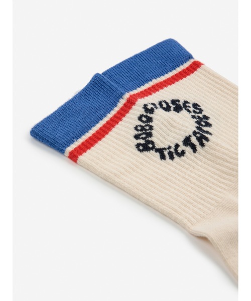 BOBO CHOSES(ボボショーズ)の「Tic Tac Toe color block long socks(ソックス/靴下・キッズ・マルチ・35-37/32-34/29-31/26-28/23-25/38-40)」の2枚目の写真