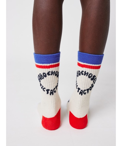 BOBO CHOSES(ボボショーズ)の「Tic Tac Toe color block long socks(ソックス/靴下・キッズ・マルチ・35-37/32-34/29-31/26-28/23-25/38-40)」の5枚目の写真