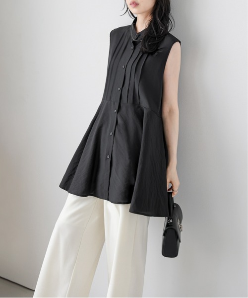 AMELY(エミリー)の「シアーチュニックブラウス(シャツ/ブラウス・レディース・ホワイト/ピンク/ブラック・フリー)」の13枚目の写真