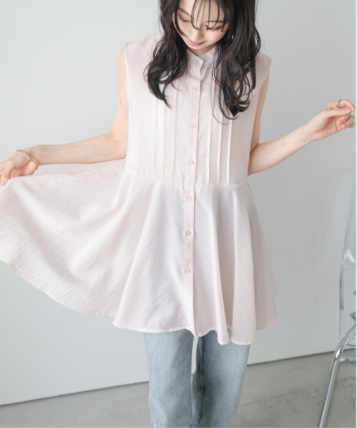 AMELY(エミリー)の「シアーチュニックブラウス(シャツ/ブラウス・レディース・ホワイト/ピンク/ブラック・フリー)」の19枚目の写真