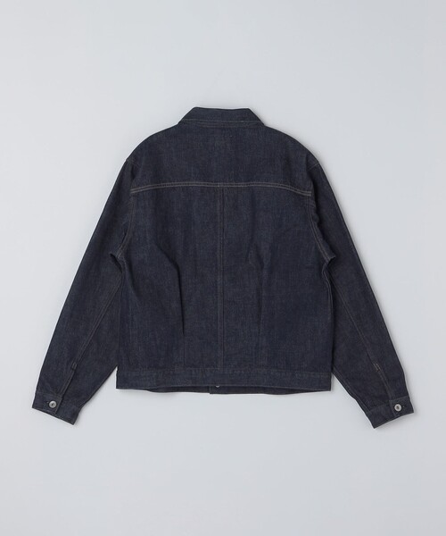 SHIPS（シップス）の「SHIPS: AUTHENTIC ワンウォッシュ ファースト デニム ジャケット（デニムジャケット・メンズ・ネイビー・SMALL/MEDIUM/LARGE/X-LARGE）」の5枚目の写真