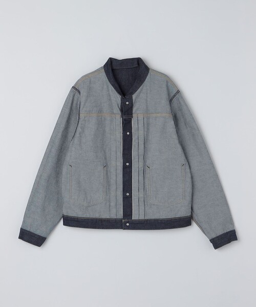 SHIPS（シップス）の「SHIPS: AUTHENTIC ワンウォッシュ ファースト デニム ジャケット（デニムジャケット・メンズ・ネイビー・SMALL/MEDIUM/LARGE/X-LARGE）」の6枚目の写真