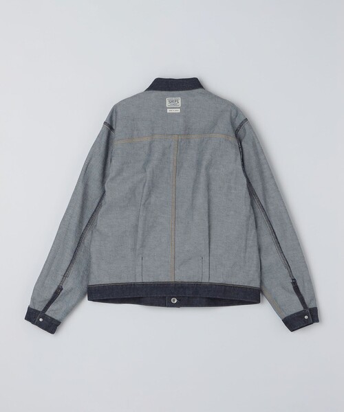 SHIPS（シップス）の「SHIPS: AUTHENTIC ワンウォッシュ ファースト デニム ジャケット（デニムジャケット・メンズ・ネイビー・SMALL/MEDIUM/LARGE/X-LARGE）」の7枚目の写真