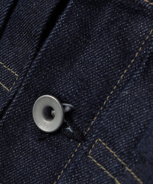 SHIPS（シップス）の「SHIPS: AUTHENTIC ワンウォッシュ ファースト デニム ジャケット（デニムジャケット・メンズ・ネイビー・SMALL/MEDIUM/LARGE/X-LARGE）」の10枚目の写真