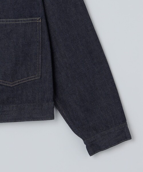 SHIPS（シップス）の「SHIPS: AUTHENTIC ワンウォッシュ ファースト デニム ジャケット（デニムジャケット・メンズ・ネイビー・SMALL/MEDIUM/LARGE/X-LARGE）」の11枚目の写真