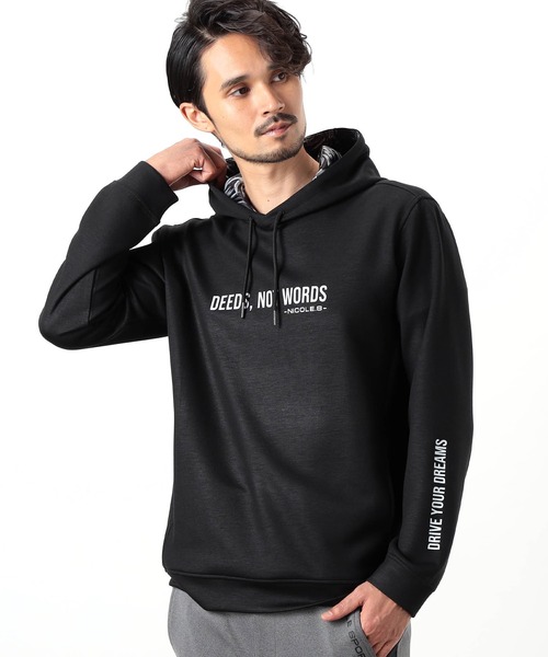 ニコルクラブフォーメン（NICOLE CLUB FOR MEN）/【NICOLE SPORTS】ロゴプリントパーカ NICOLE SPORTS】ロゴプリントパーカ（パーカー）｜NICOLE CLUB FOR MEN