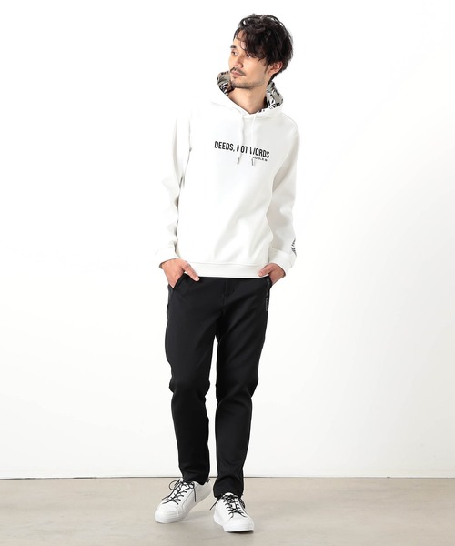 NICOLE CLUB FOR MEN(ニコルクラブフォーメン)の「【NICOLE SPORTS】ロゴプリントパーカ(パーカー・メンズ・オフホワイト/ブラック/ターコイズブルー/その他・MEDIUM/LARGE/X-LARGE)」の7枚目の写真